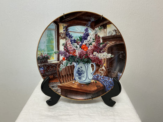 Vintage German “Morning Sunshine” Collectors Plate