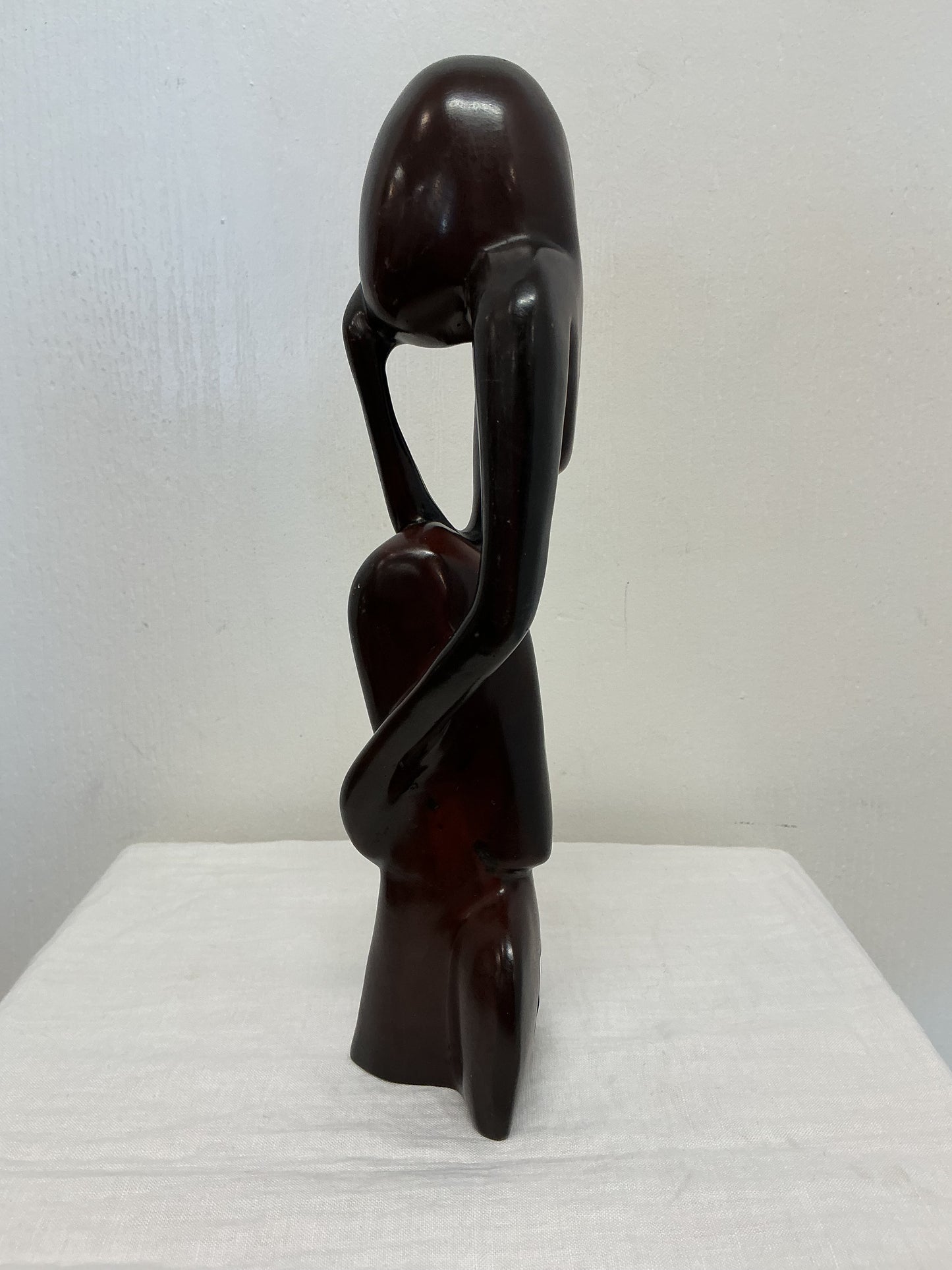 “The Thinker” Vintage Soap Stone Sculpture
