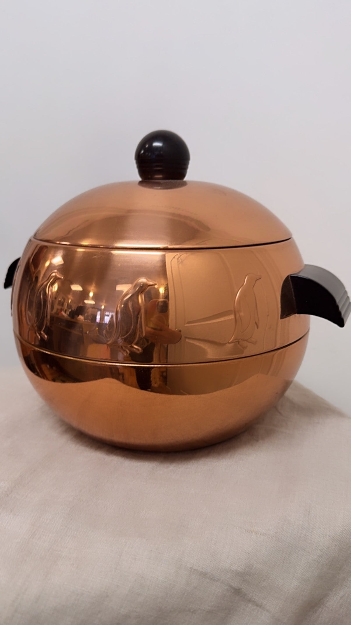 Vintage 1950s–60s West Bend Penguin Hot & Cold Server