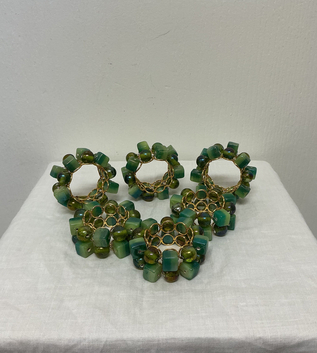 Vintage Beaded Napkin Rings