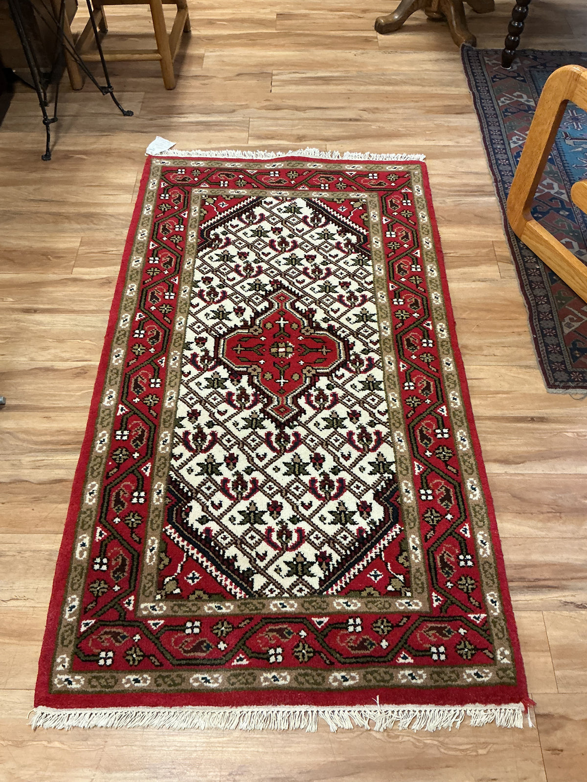 Royal Kazak Tribal Geometric & Floral Motif Handwoven Rug