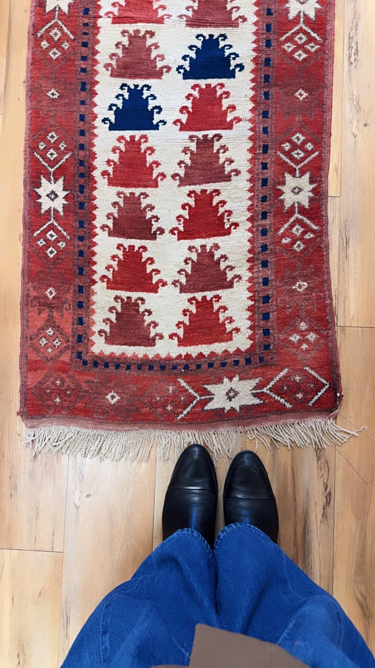 Vintage Persian Wool Runner