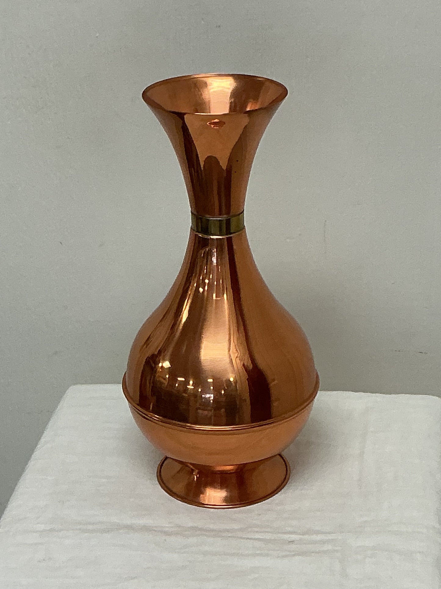 Vintage Copral Copper Jug / Vase