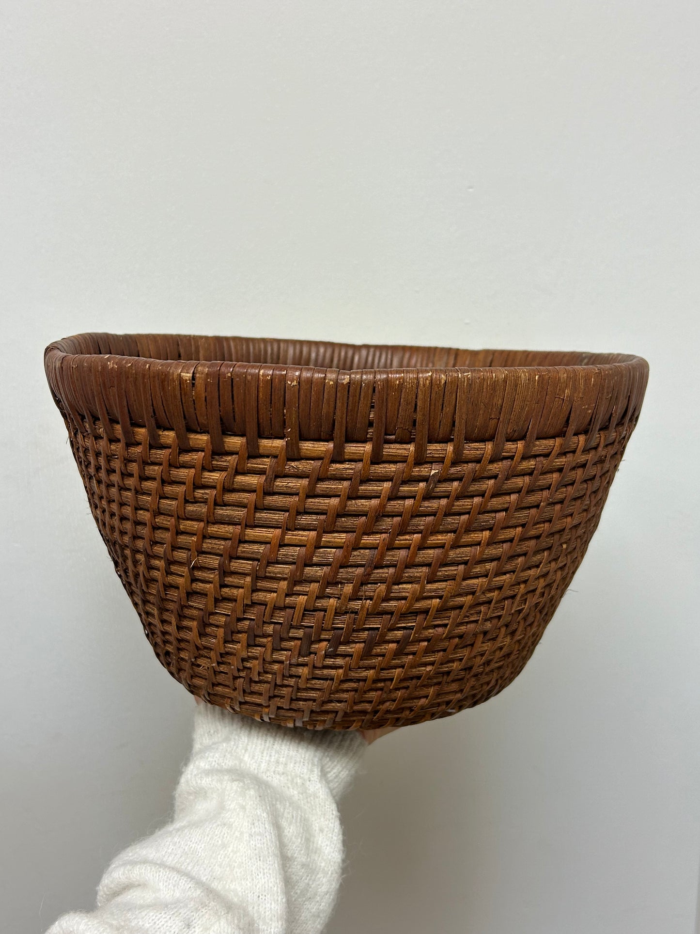 Vintage Brown Woven Baskets