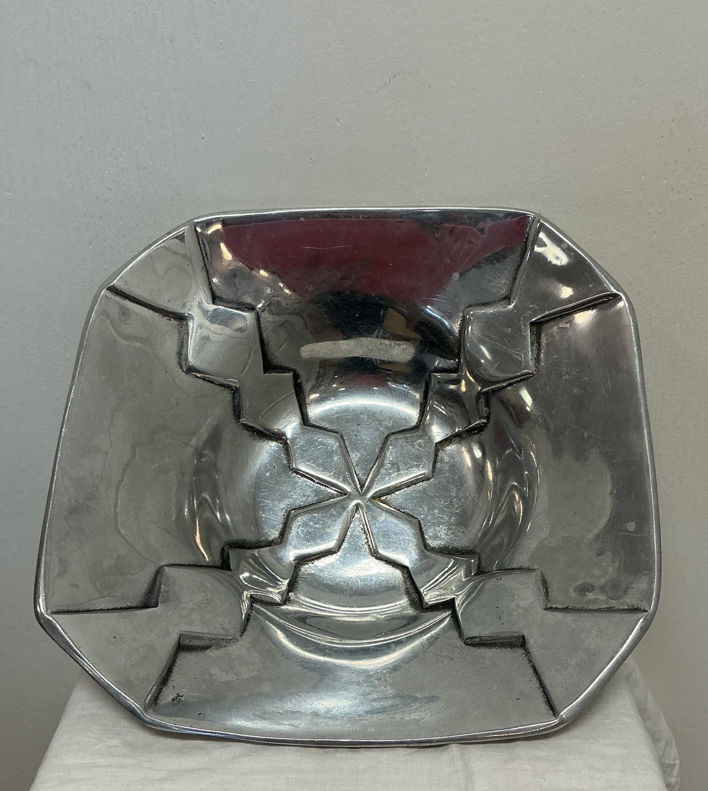 Vintage Aluminum Salad Bowl