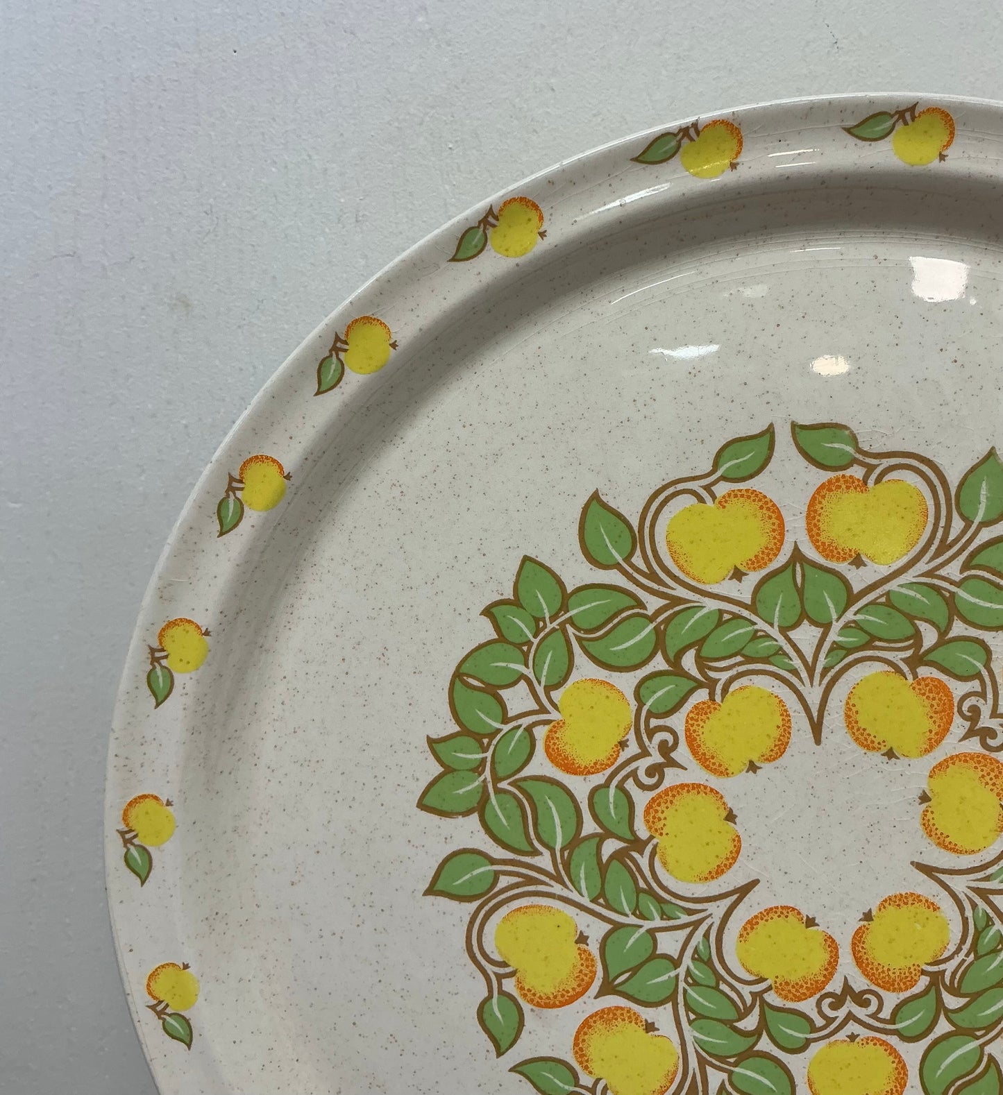 Vintage Brendan Erin Stone Irish Orchard Dinner Plate