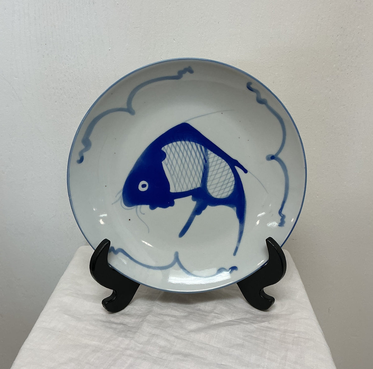 Vintage Hand-painted Koi Dish