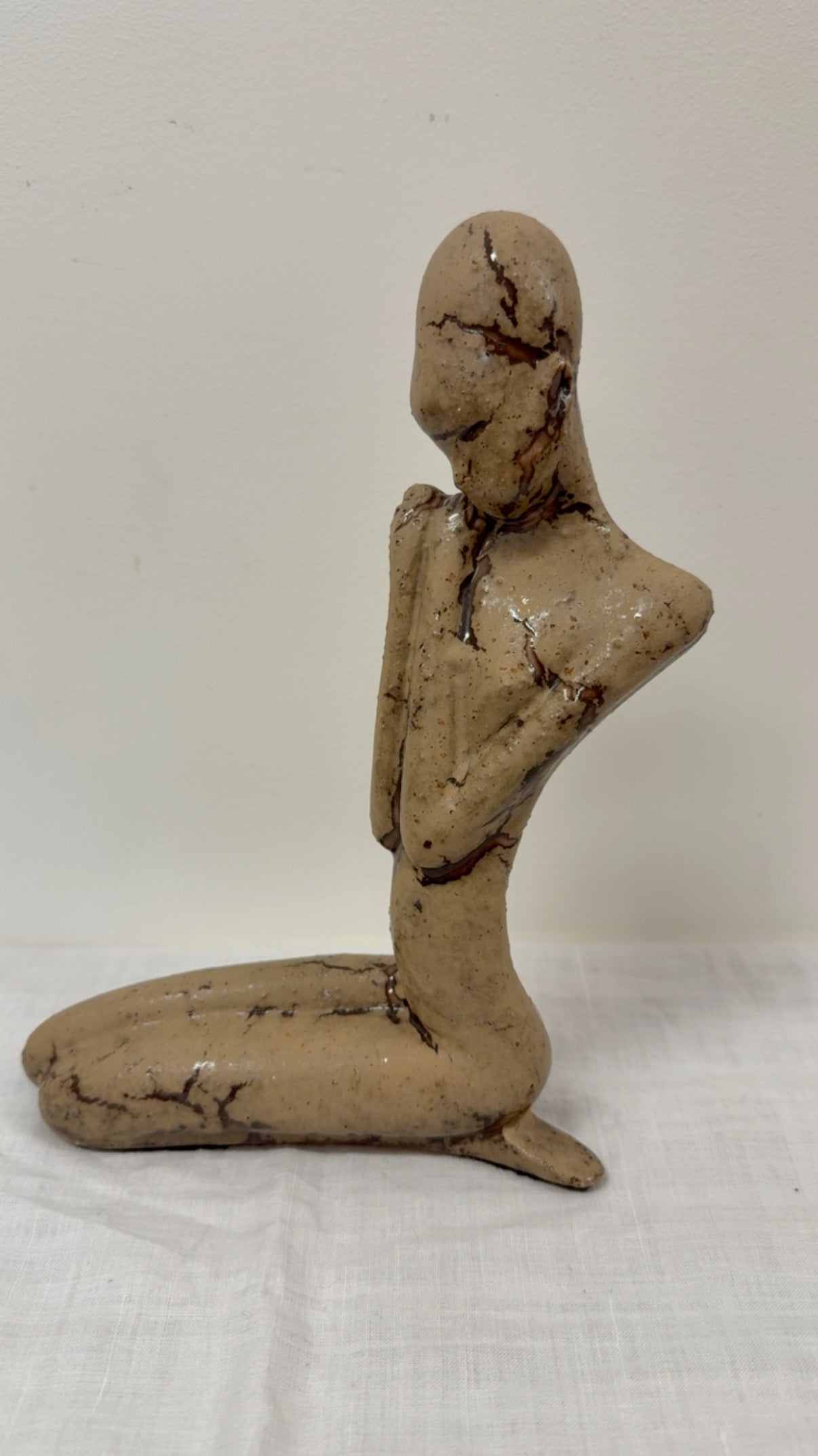 VINTAGE AFRICAN FEMALE SCULPTURE