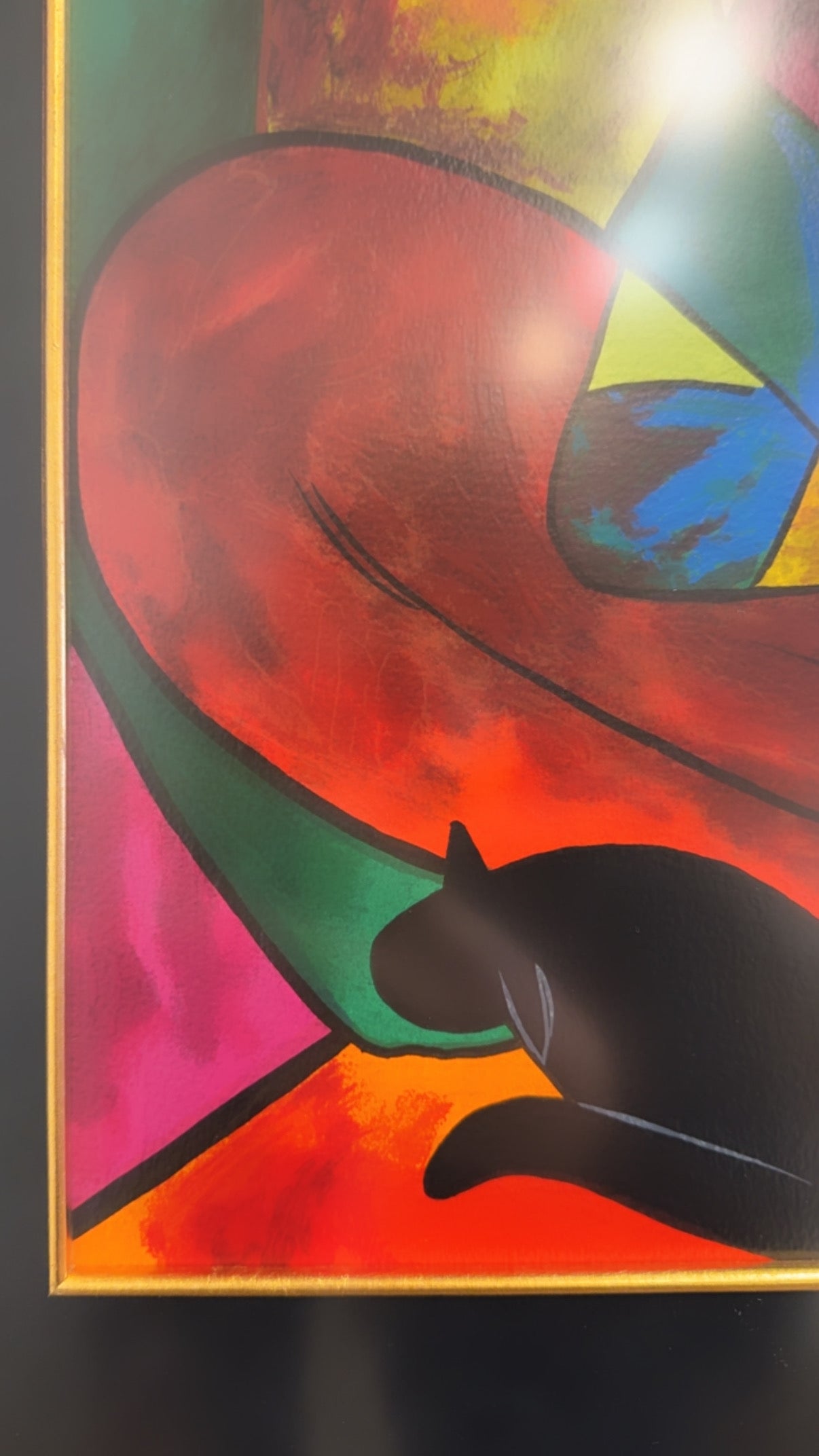 Woman with Cat™ by Linda LeKinf (1995)
Framed and Signed
