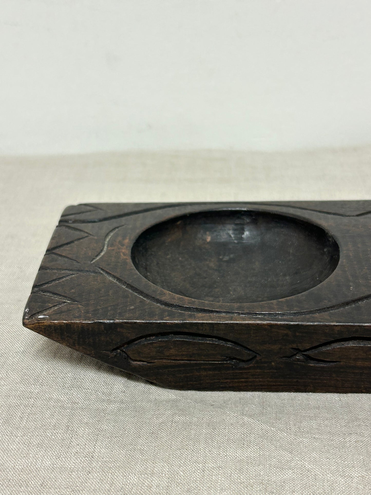 Vintage Wooden Hand Carved Guatemalan Sugar Mold