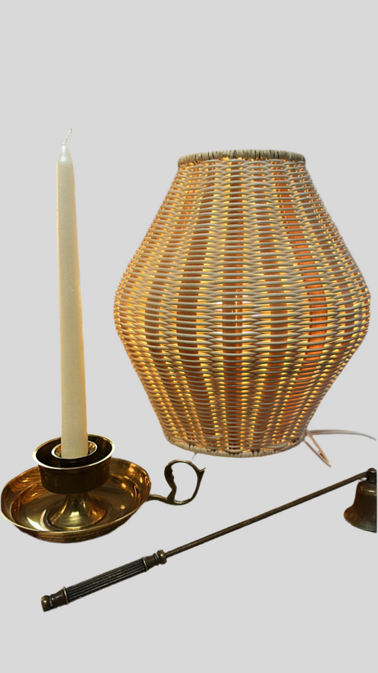 Rattan Table Lamp