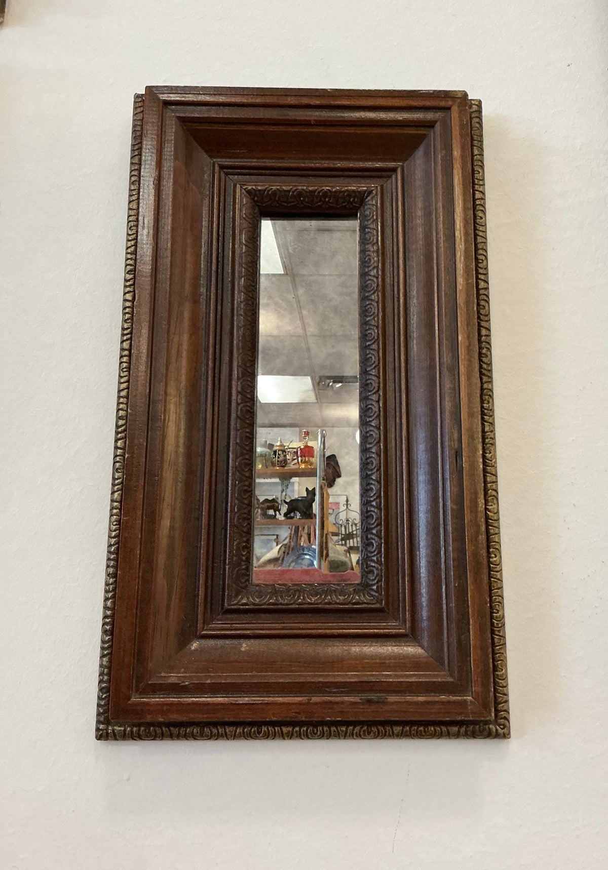 Vintage Wooden Mirror
