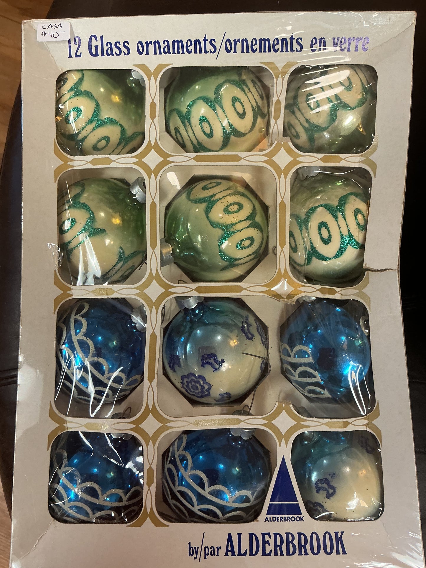 Vintage Glass Ornaments by ALDERBROOK