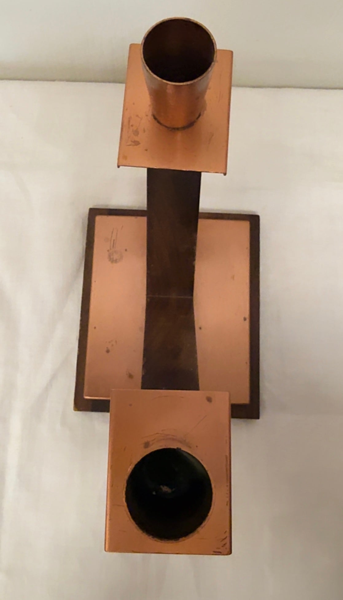 MCM Cooper Wood Candle Holder