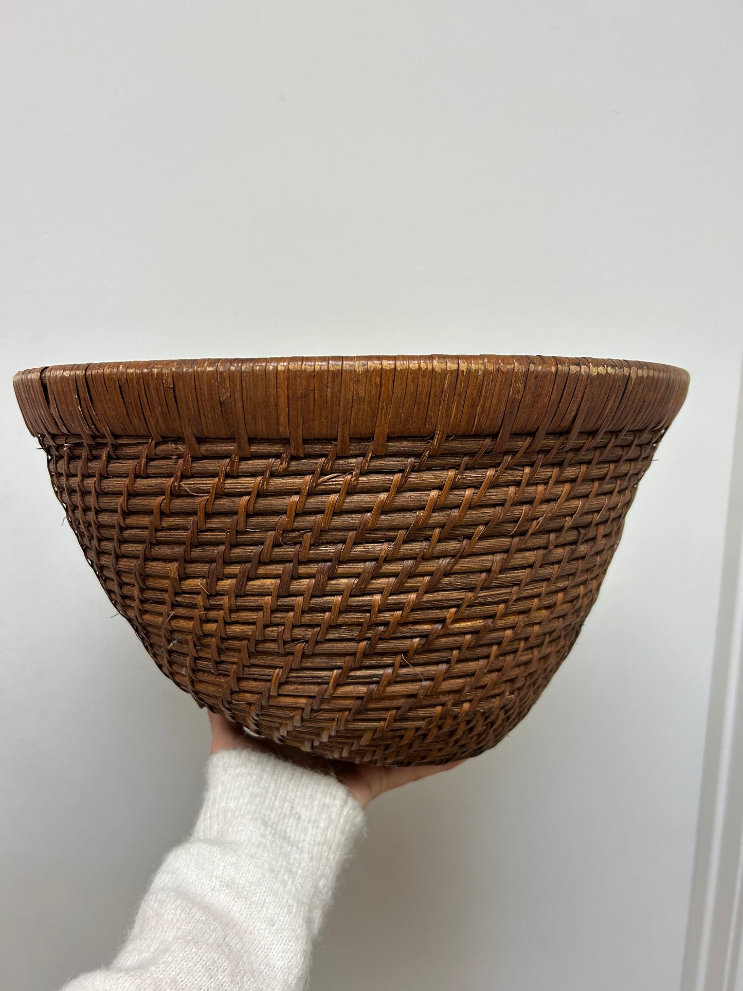 Vintage Brown Woven Baskets