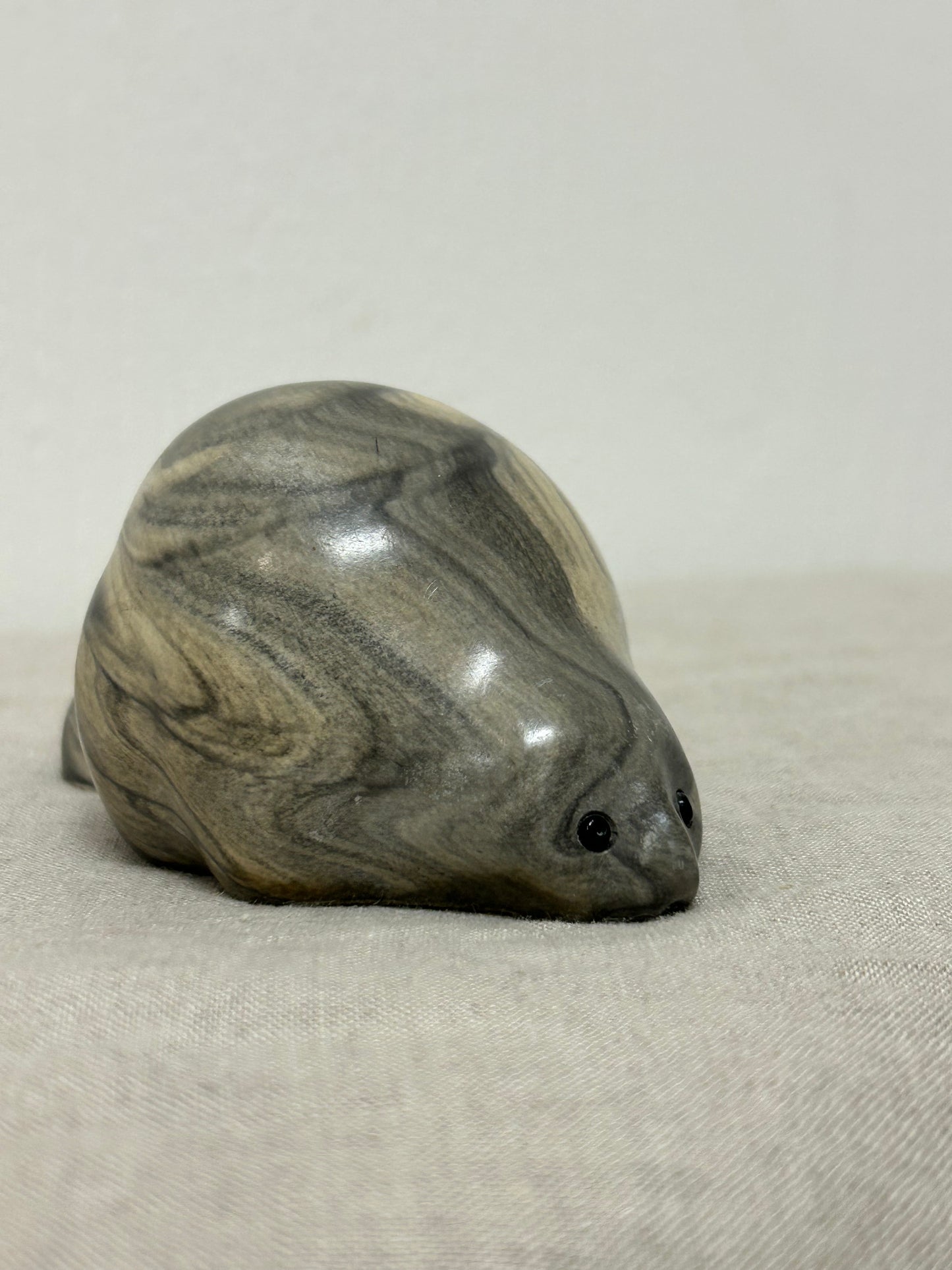 Stone Beaver Figurine