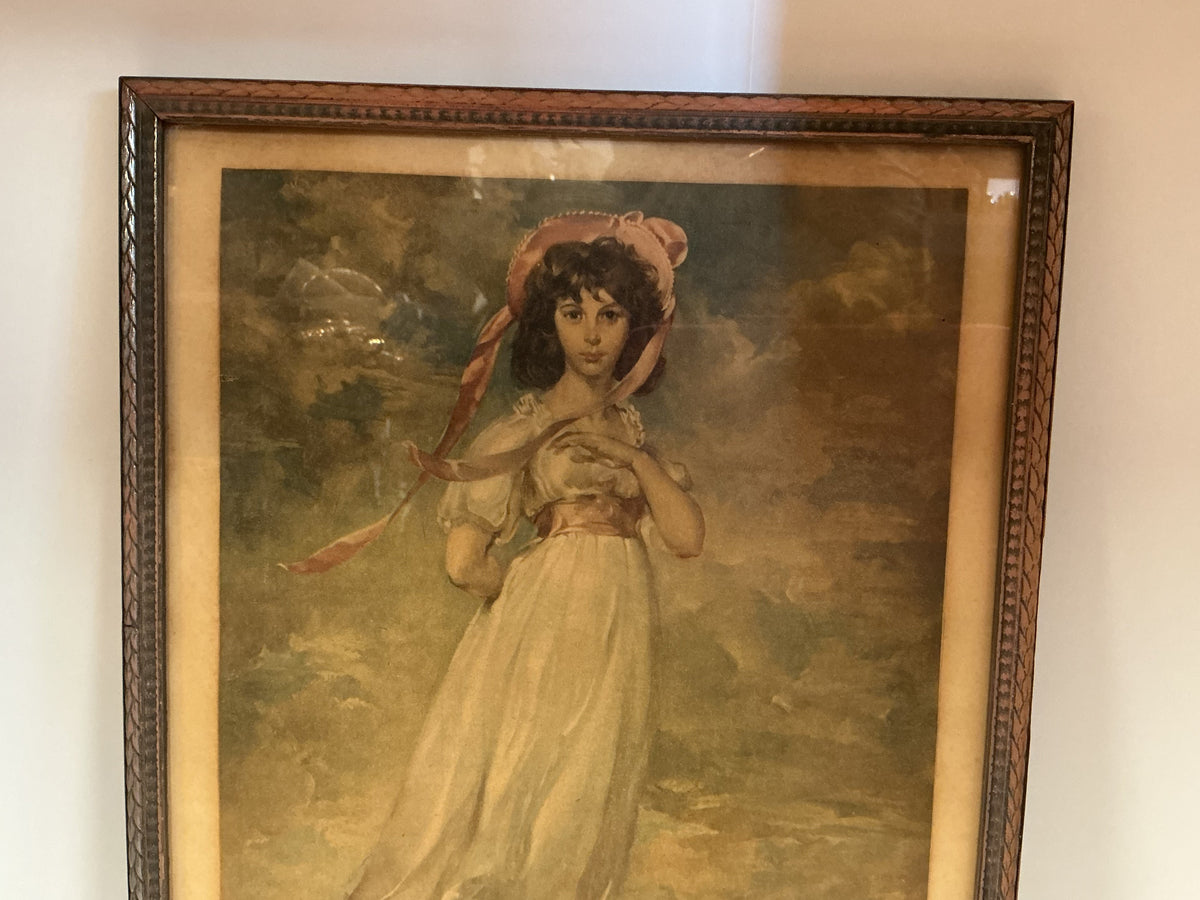 Vintage Print “Pinkie” By Sir Thomas Lawrence