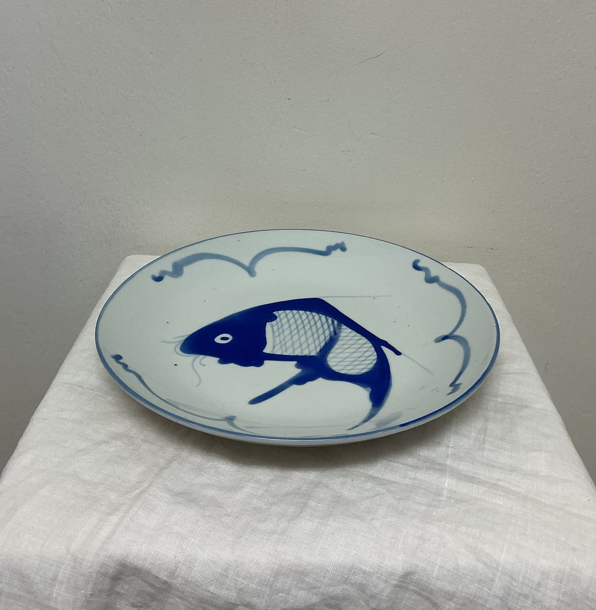 Vintage Hand-painted Koi Dish