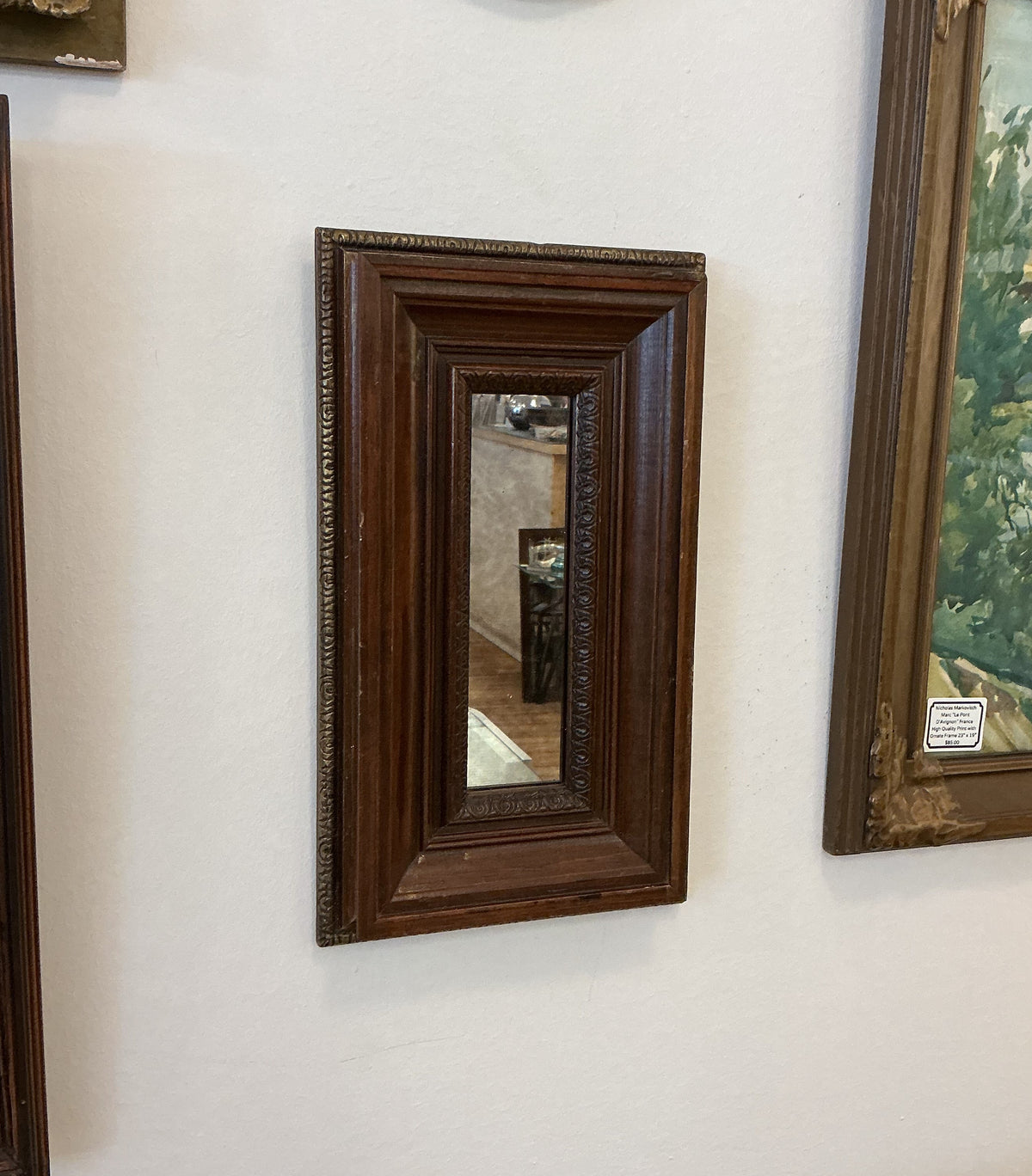 Vintage Wooden Mirror