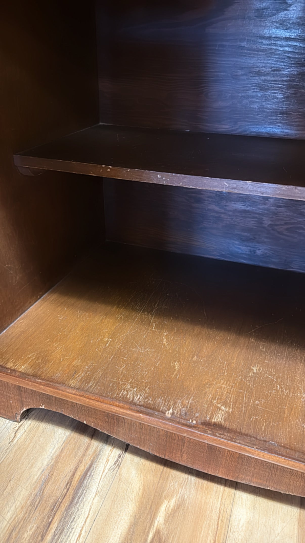 Jasper Cabinets Walnut Curio Cabinet