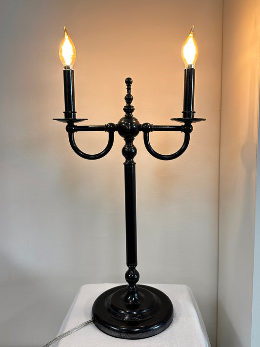 Modern Metal Candelabra Lamp