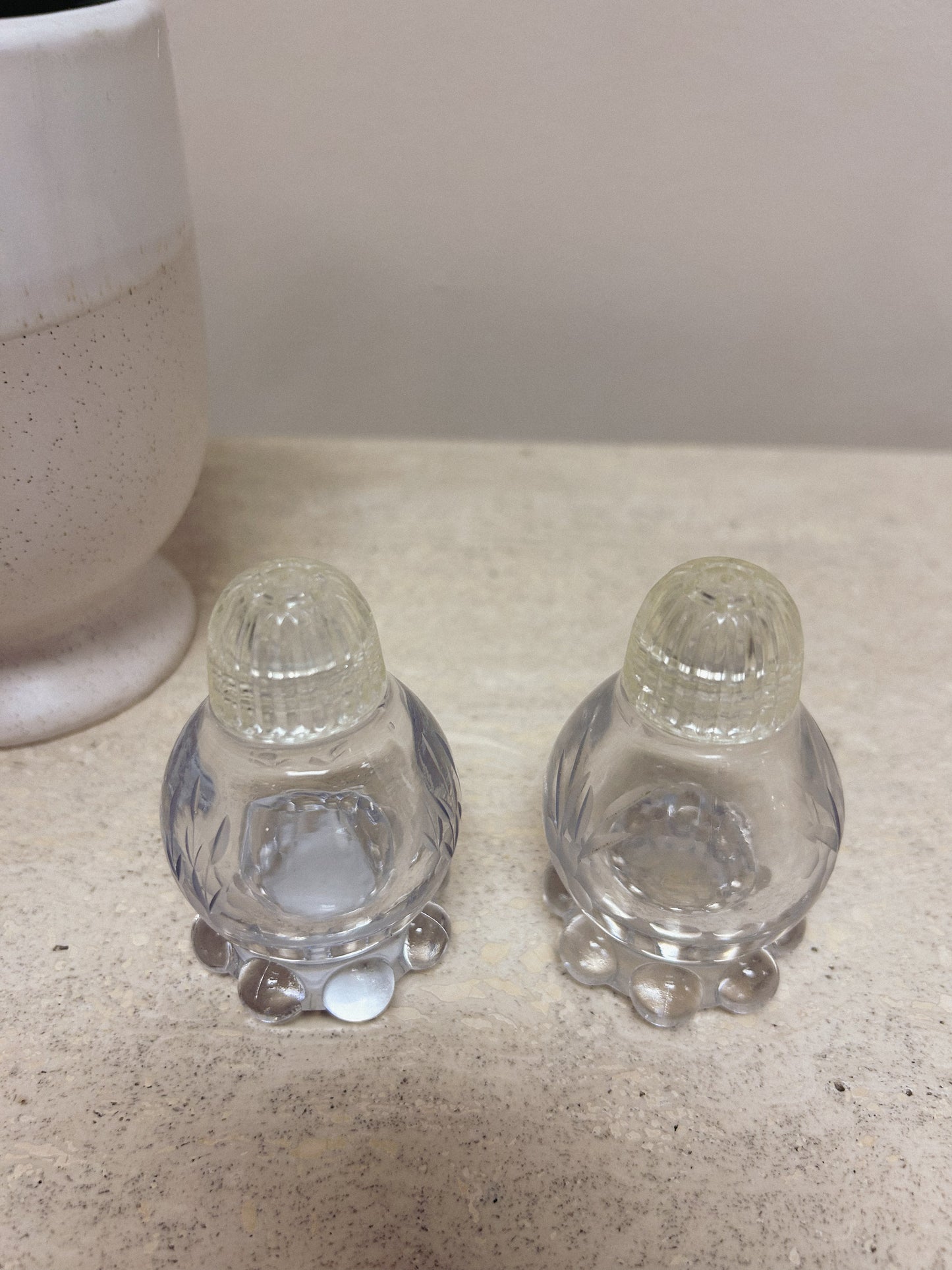 Vintage Imperial Candlewick Salt & Pepper Shakers