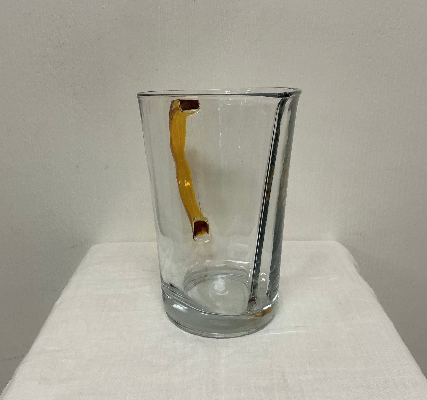 Vintage Pitcher with Amber Handle