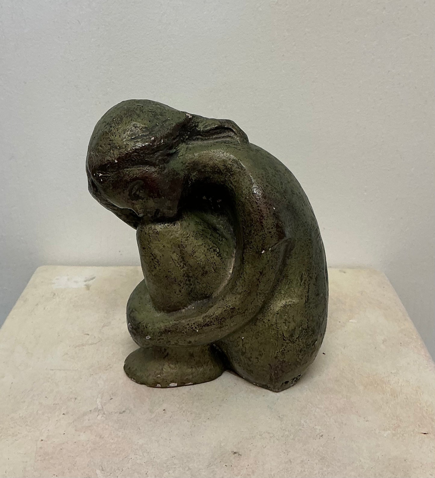 RARE 1970s AUSTIN PROD. INC. GIRL SCULPTURE