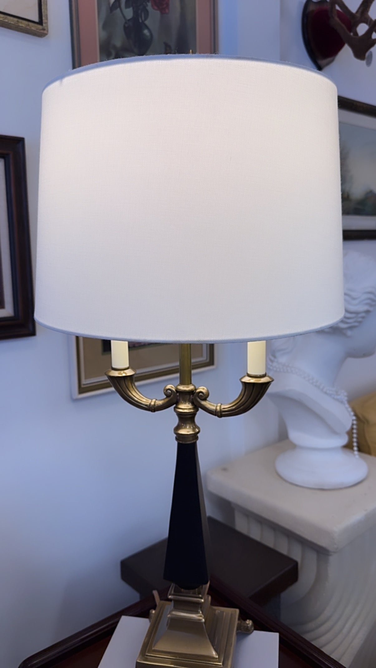 Elegant Stiffel Brass Table Lamp