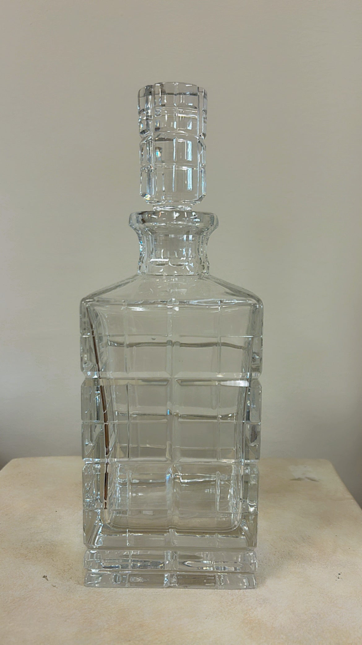 Vintage Wedgwood Crystal Decanter