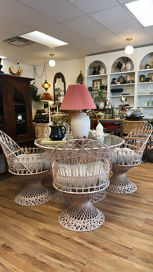 Light Pink Patio Set