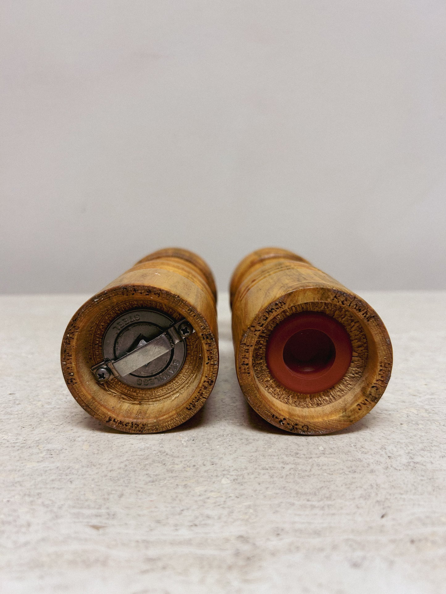 Wood Salt & Pepper Shakers