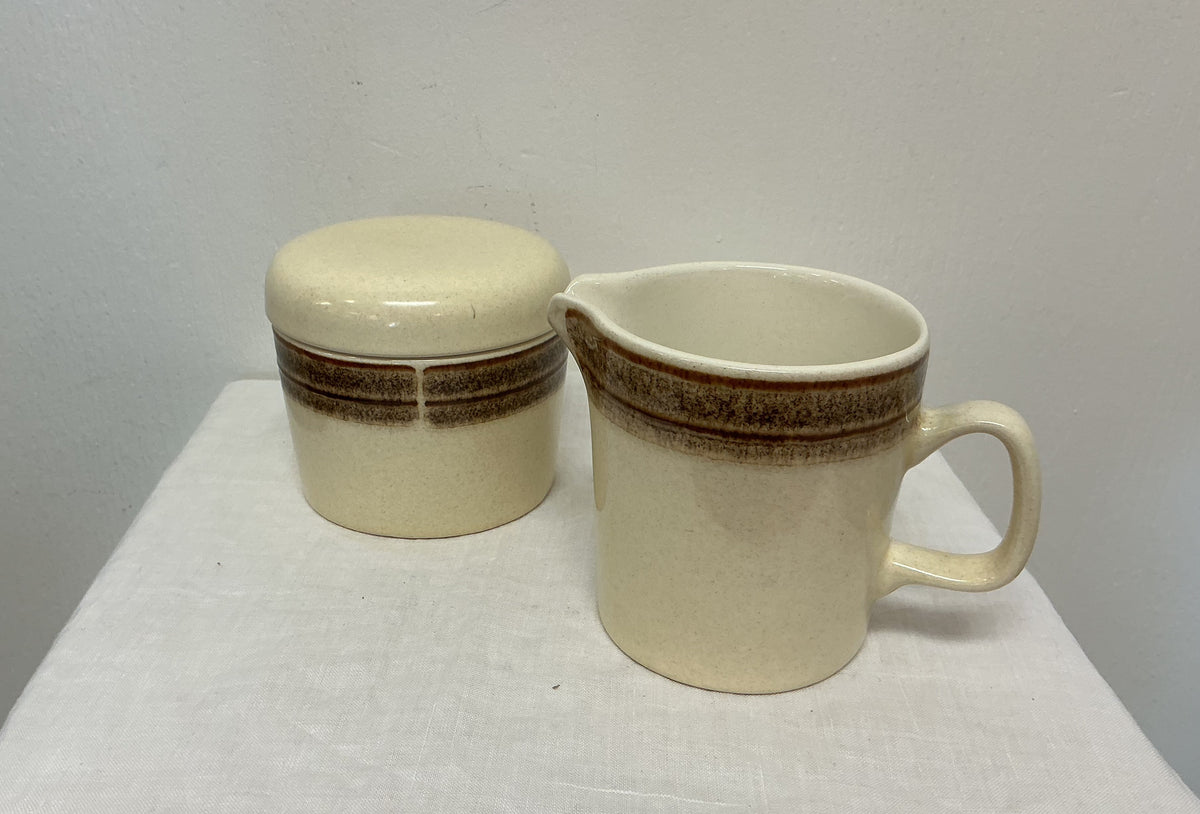 Vintage Creamer and Sugar Set