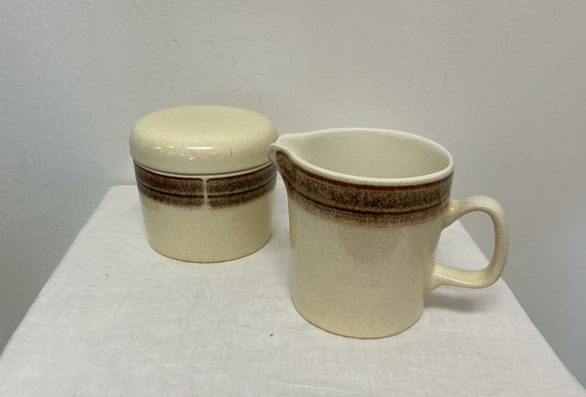 Vintage Creamer and Sugar Set