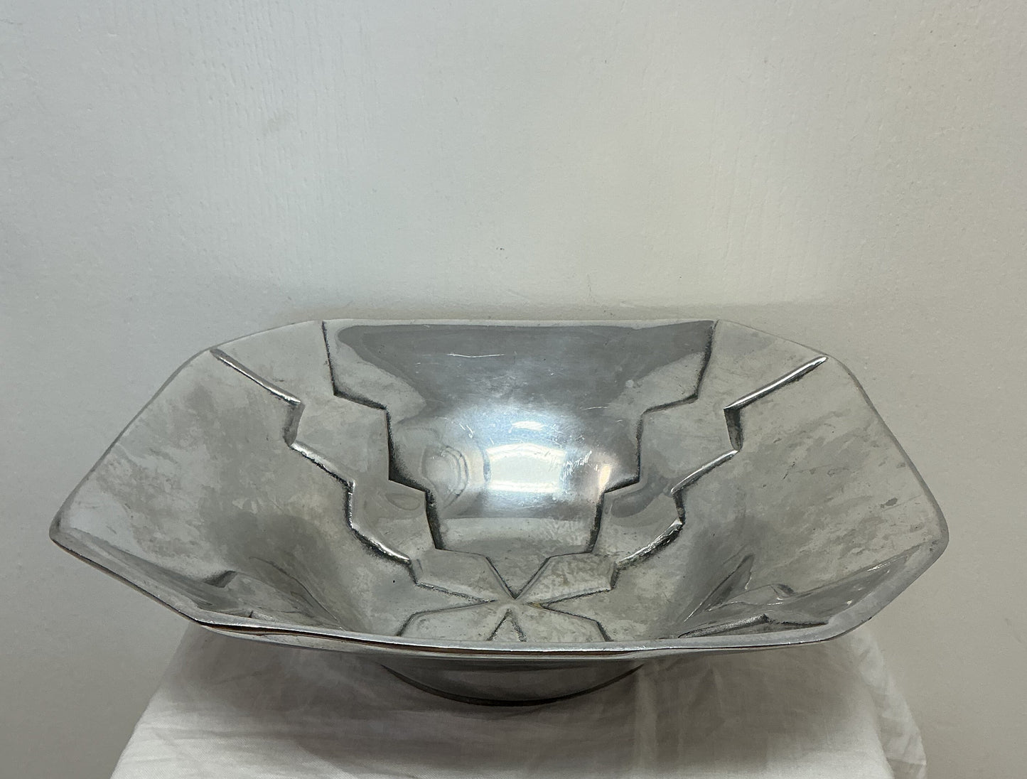 Vintage Aluminum Salad Bowl