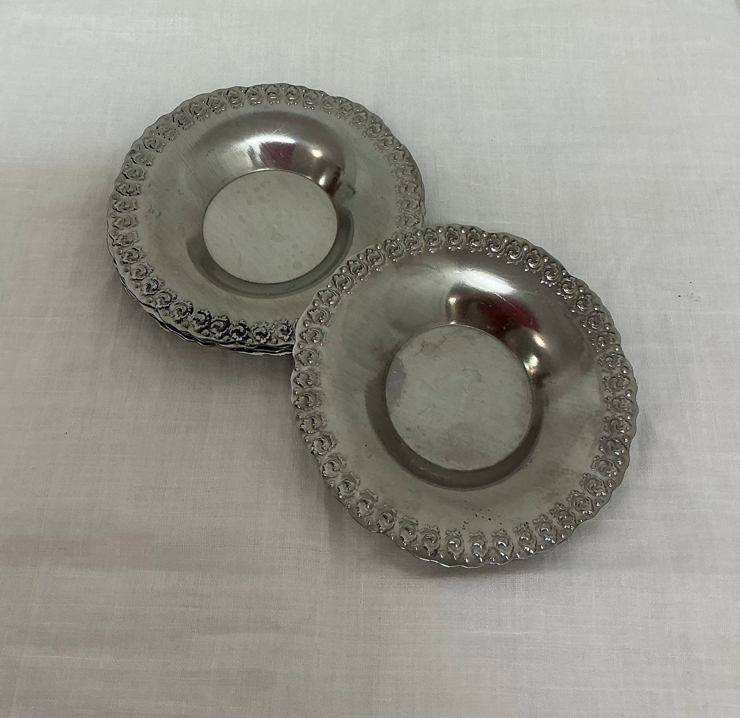 Silver-Plated Filigree Trays/Coasters
