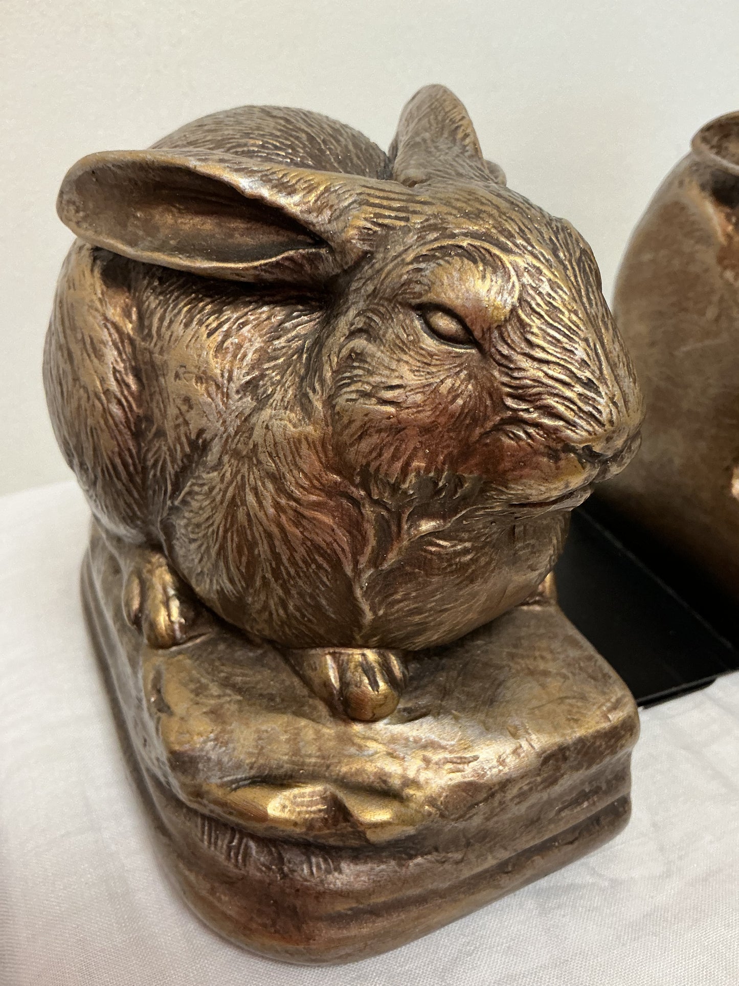 Vintage Rabbit Book Ends