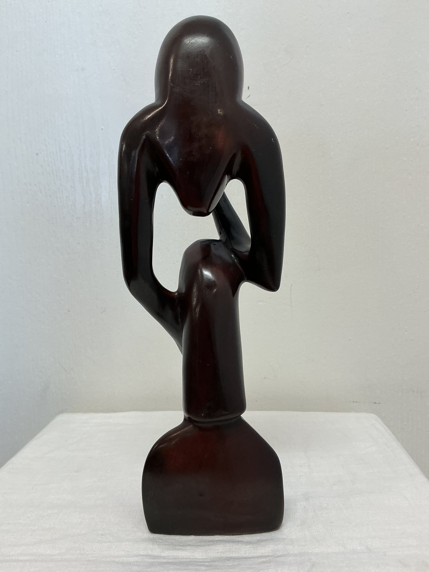 “The Thinker” Vintage Soap Stone Sculpture