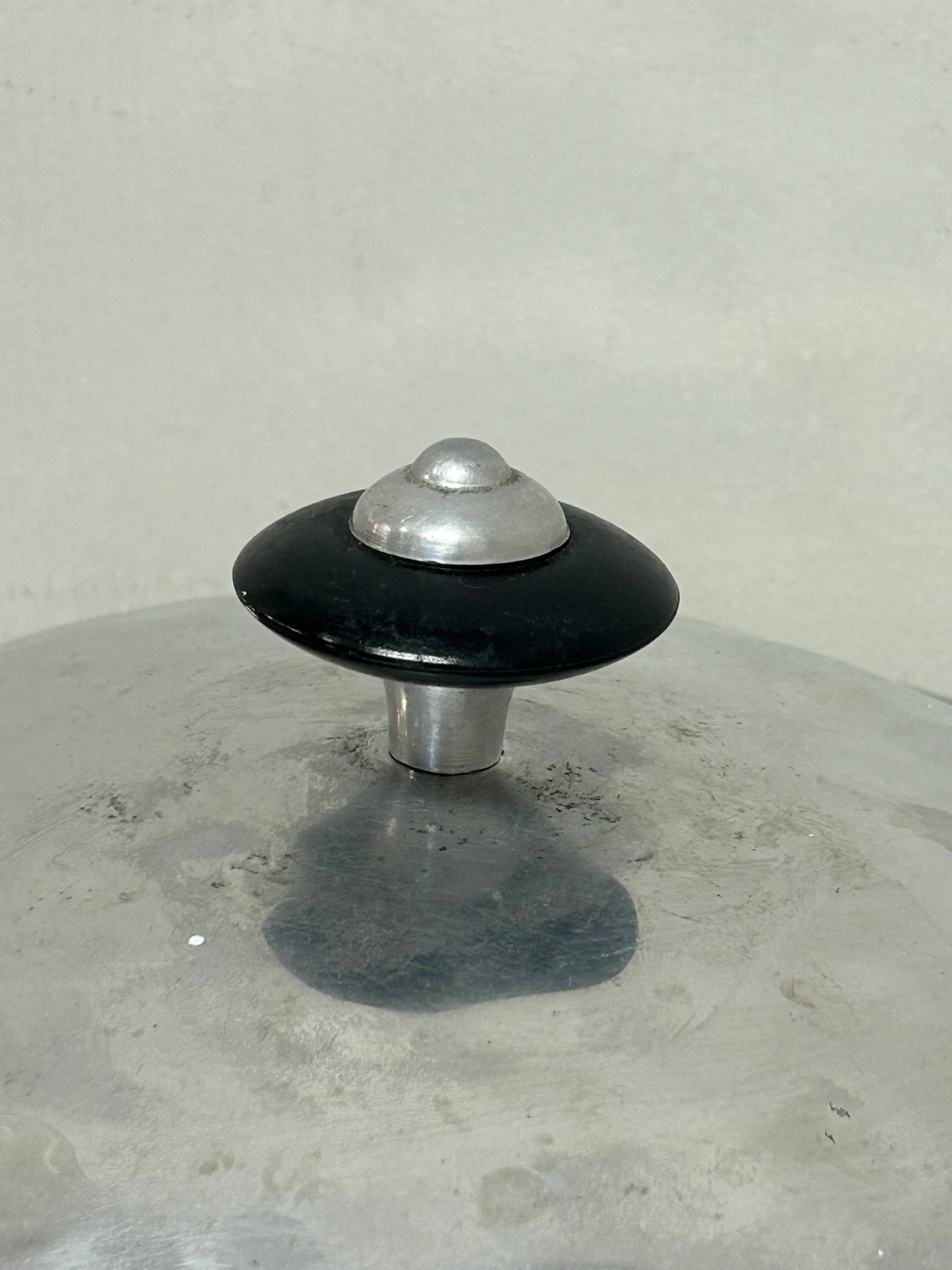 Vintage MCM Hammered Aluminum Ice Bucket