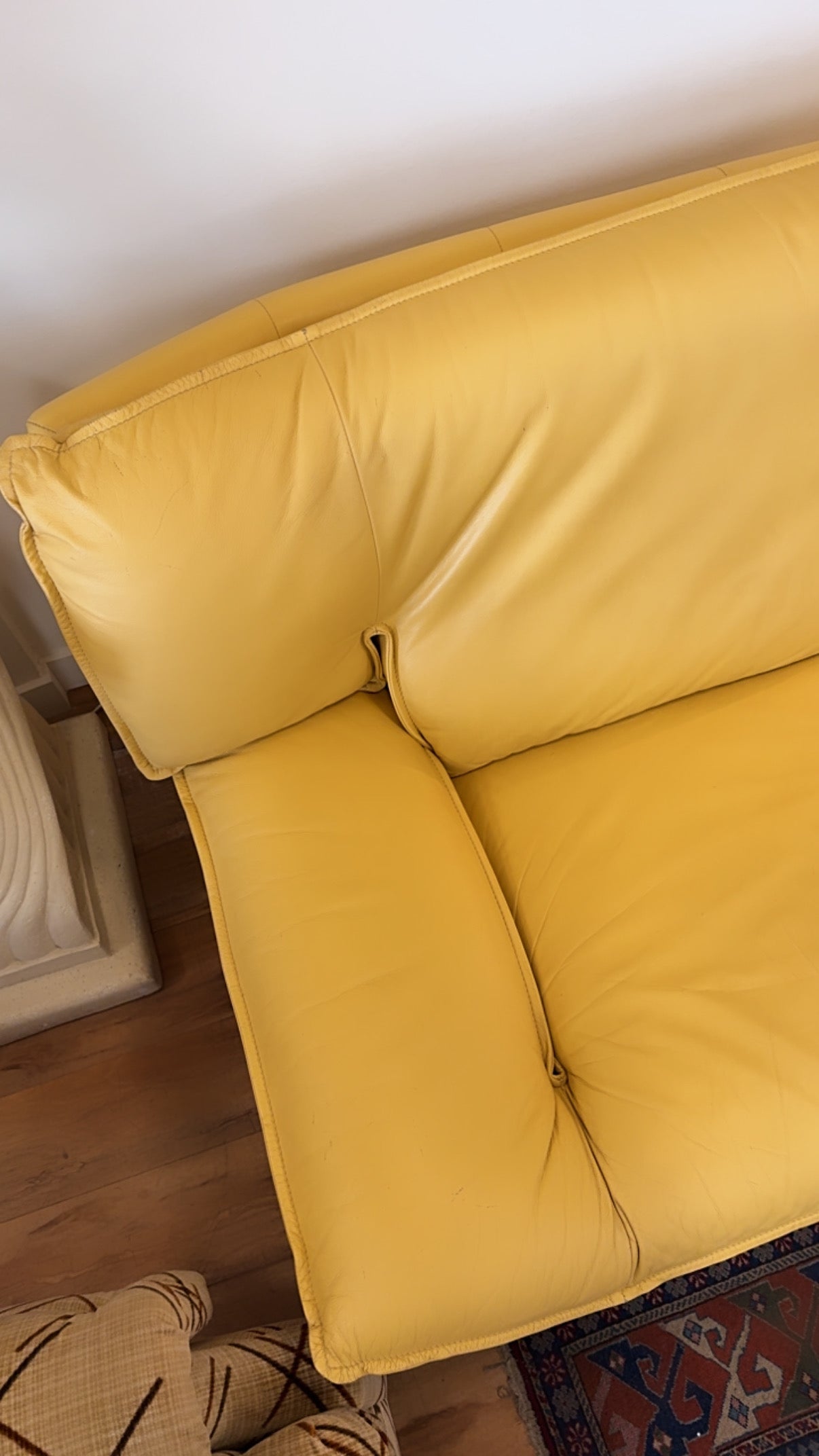 Nicoletti “Loris” Italian Leather Sofa
