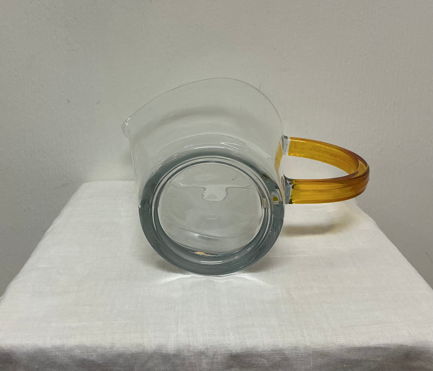 Vintage Pitcher with Amber Handle