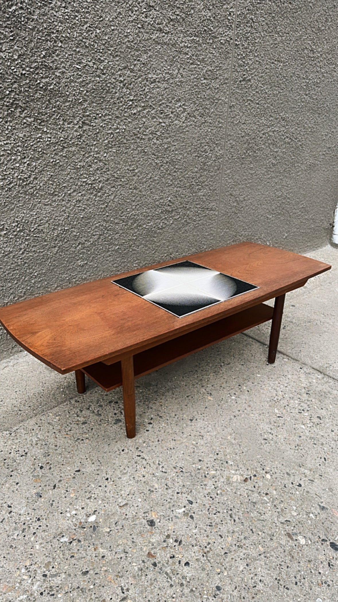 MCM Surf Board Style Table