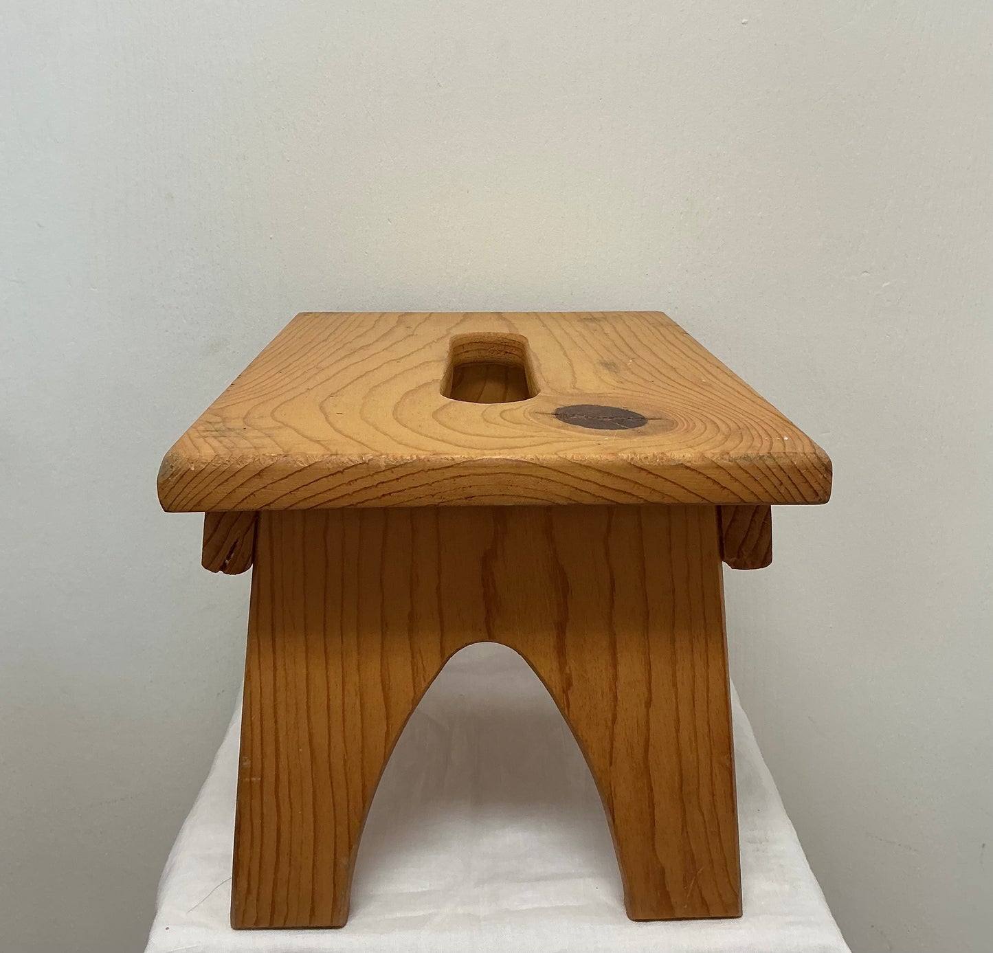 Small Vintage Wood Step Stool