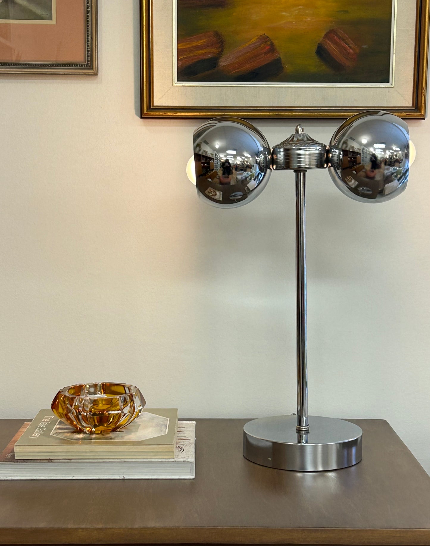 Vintage Chrome Lamp