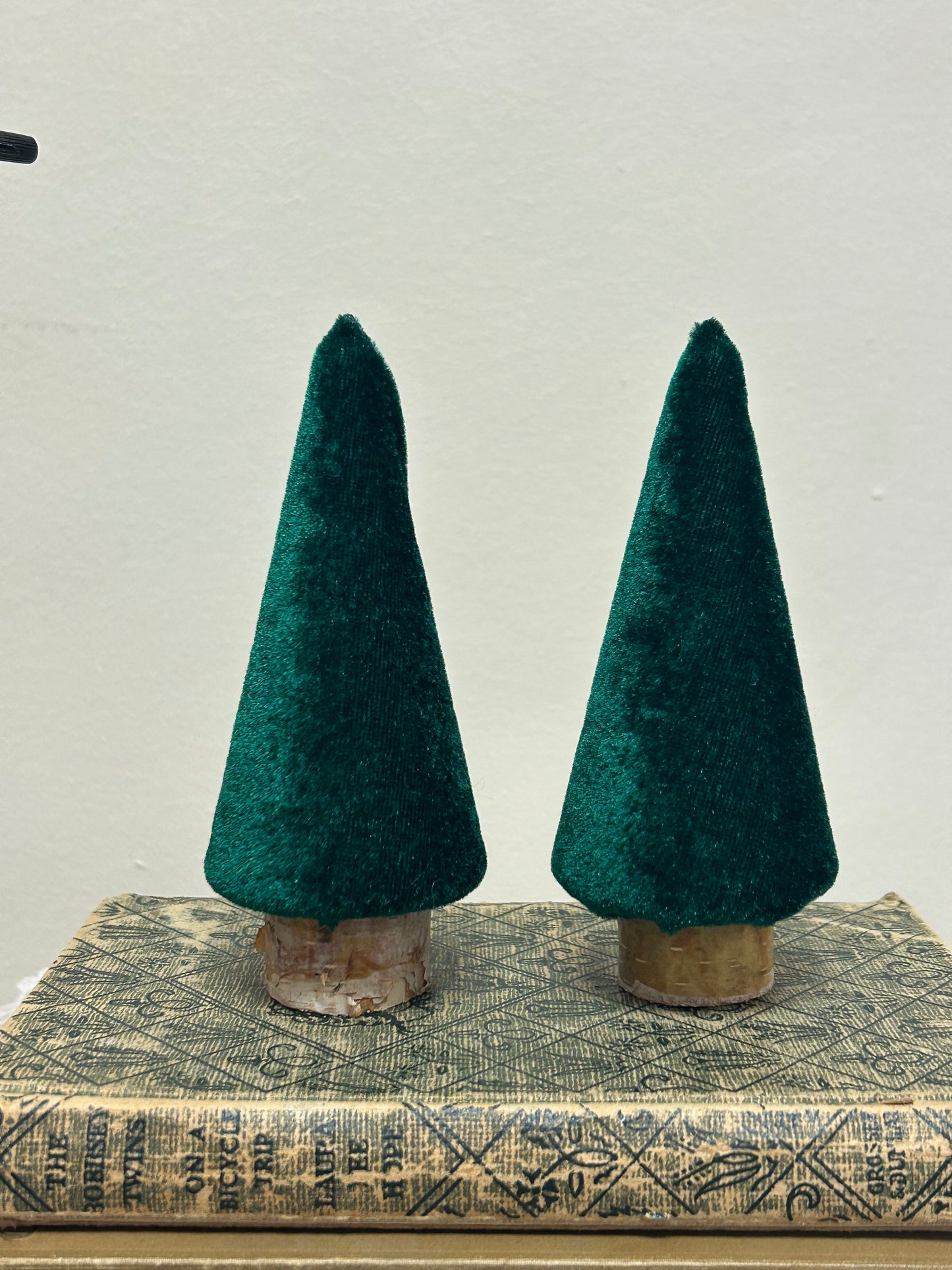 Fabric Christmas Tree W/ Wooden Base