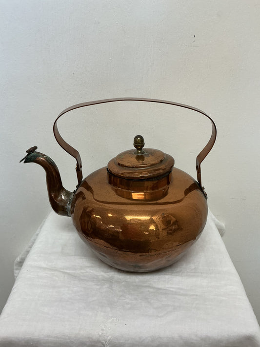 Antique Copper Tea Kettle