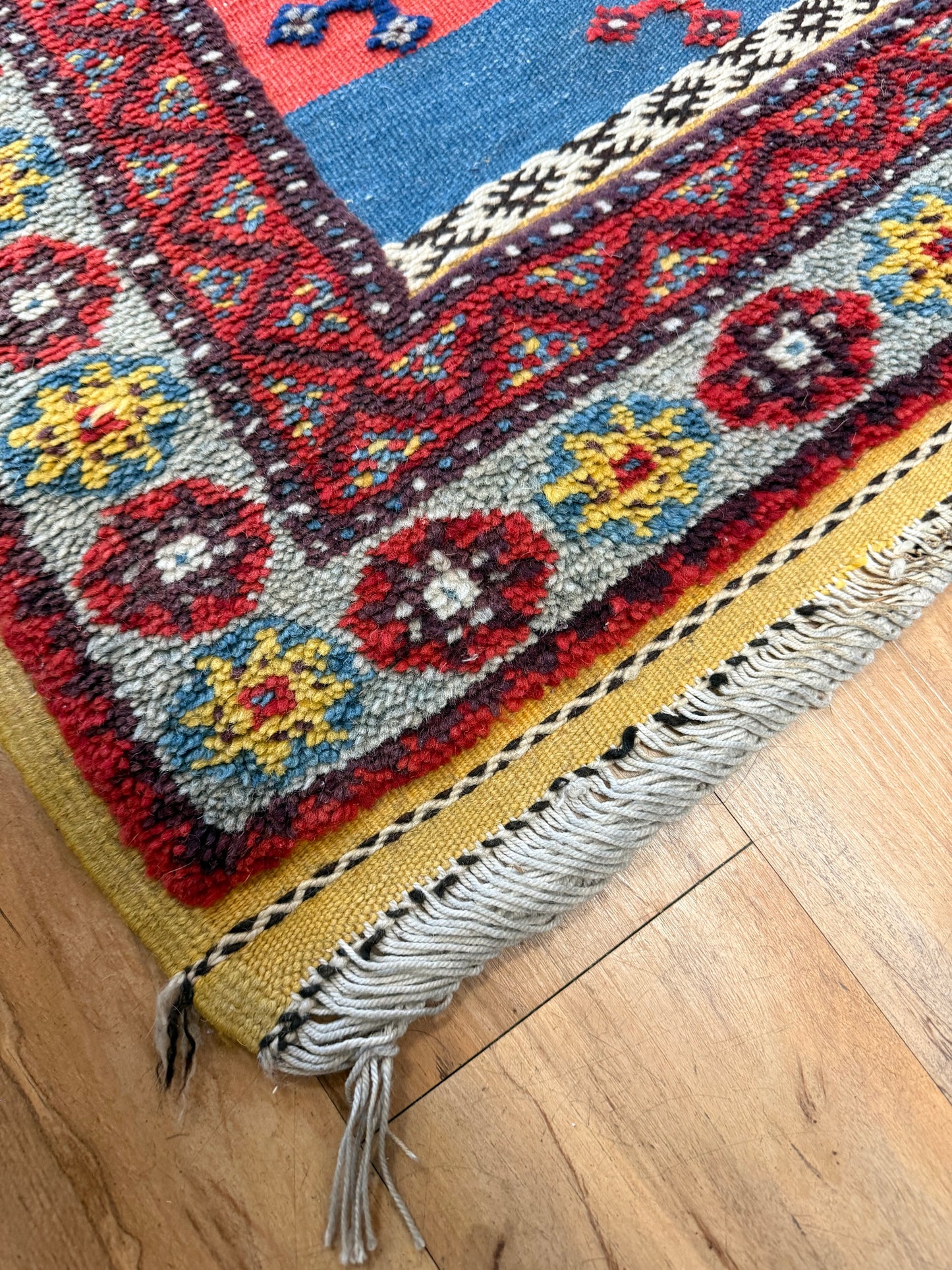 Vintage Caucasian Tribal Rug