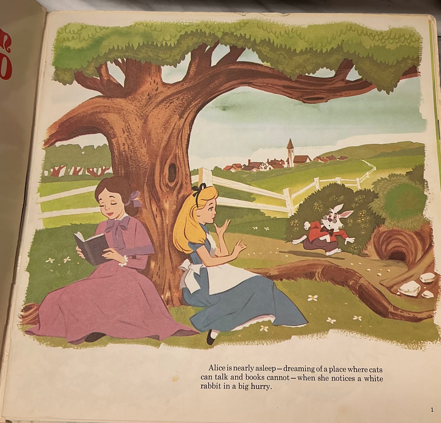 Alice In Wonderland Illustrated Book and Record