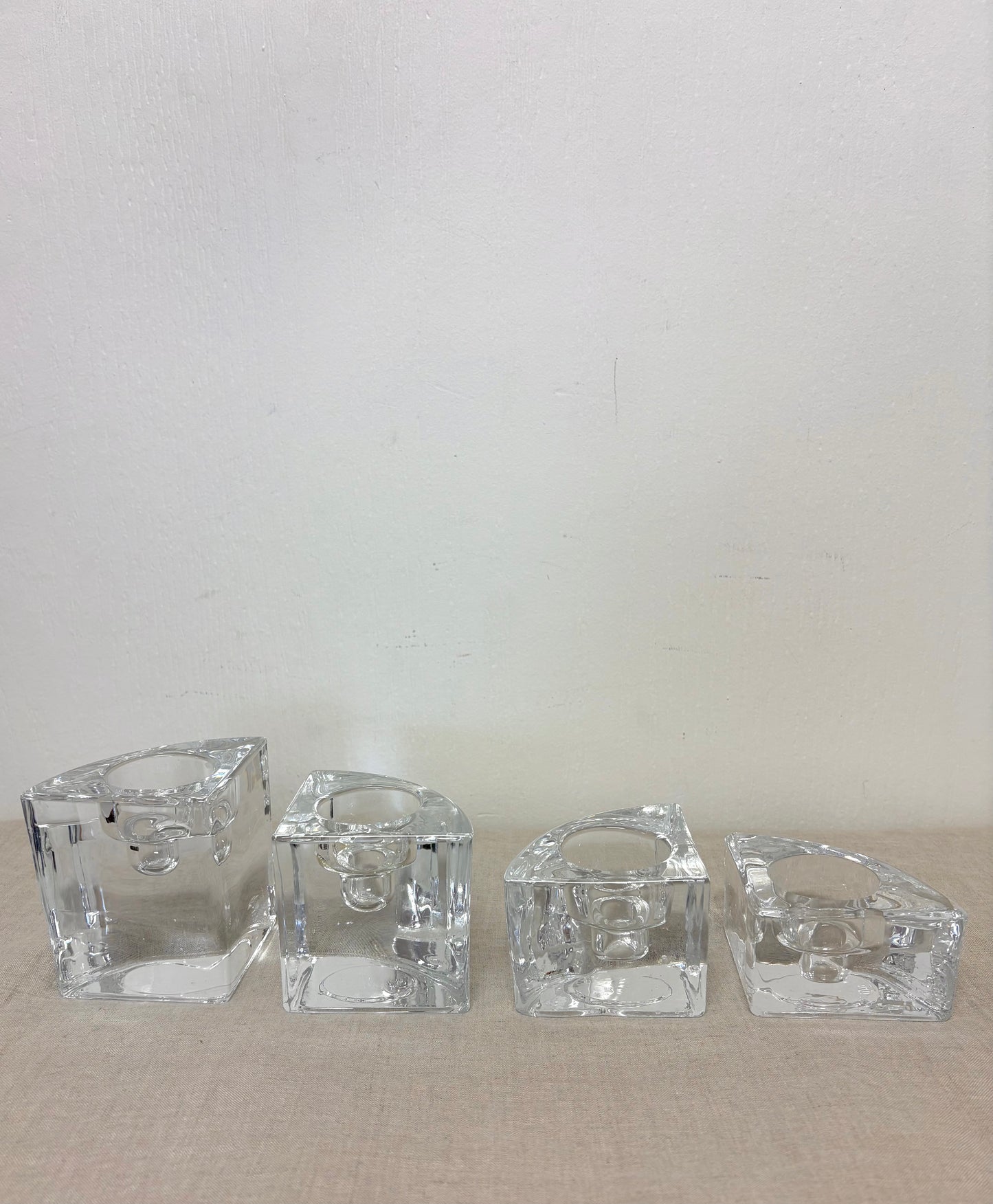 Scandi Glass Candle Holders