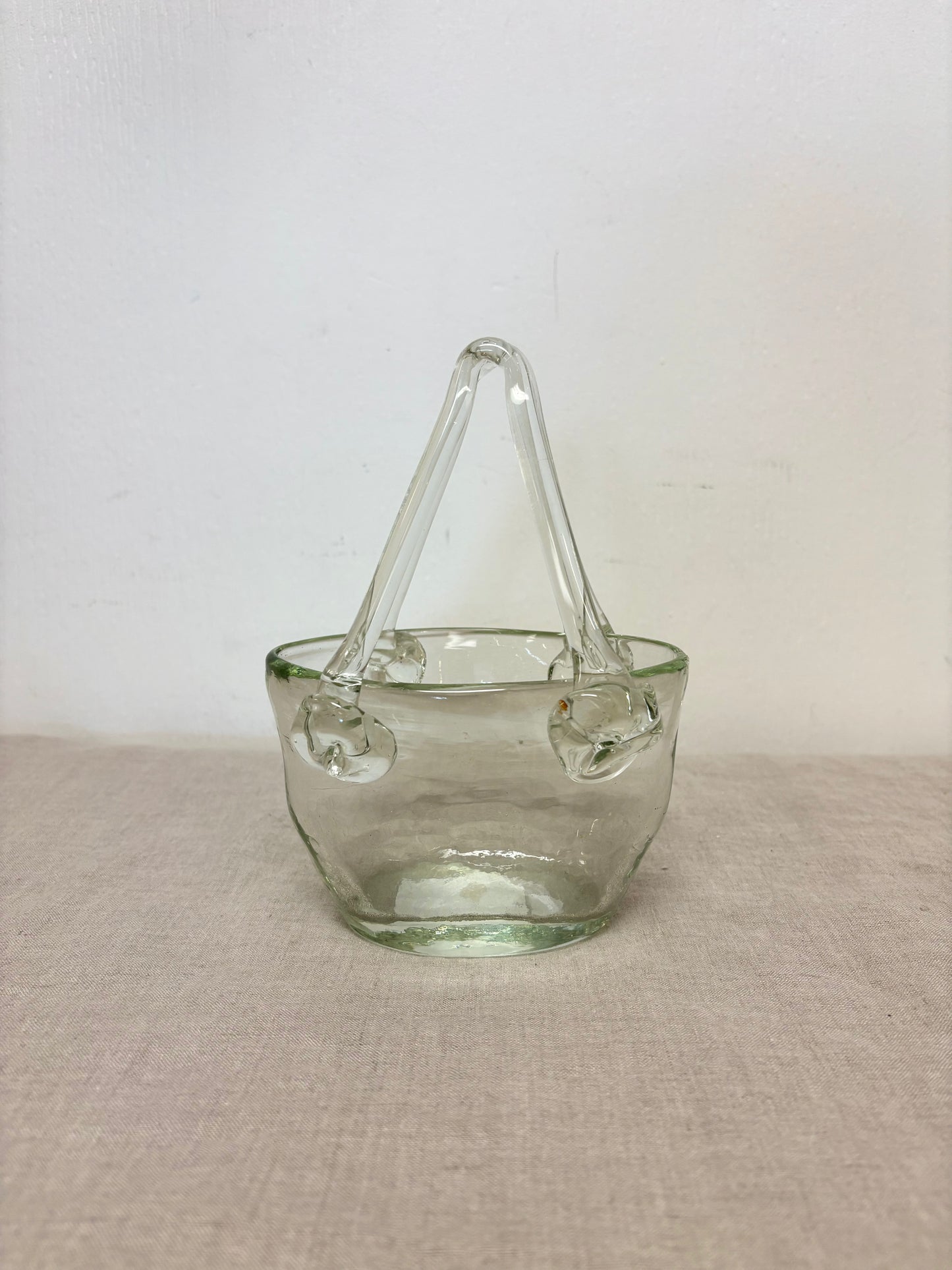 1970’s Handblown Glass Purse Vase